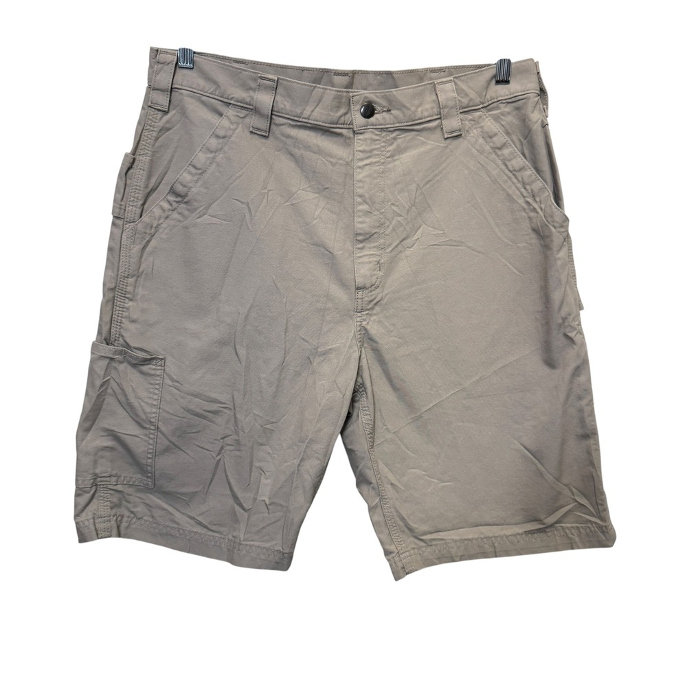 Carhartt Mens Carpenter Shorts 36 Tan Canvas Utility Workwear Gorpcore